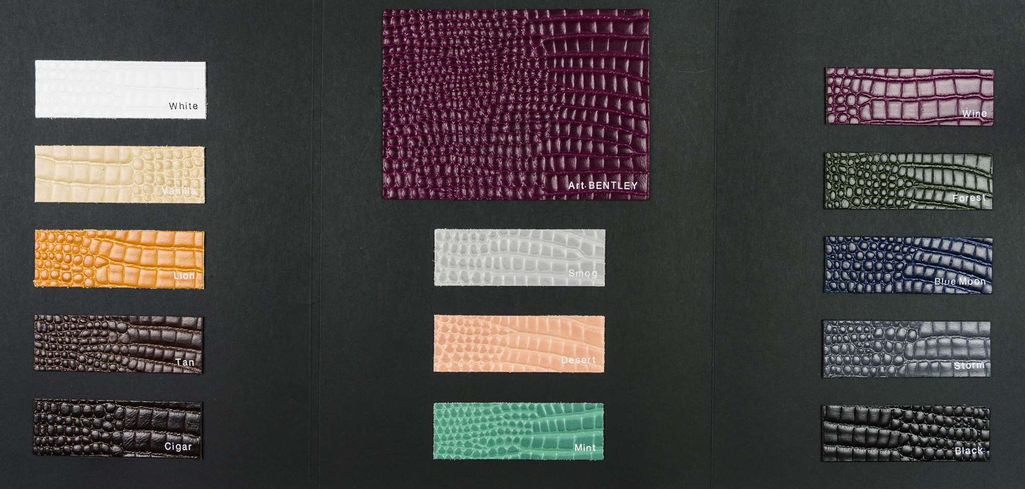 Bentley color card Ta.go srl